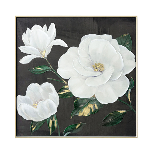 Comfort Bloom Framed Canvas Wall Art
