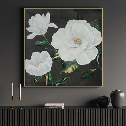 Comfort Bloom Framed Canvas Wall Art | Temple & Webster