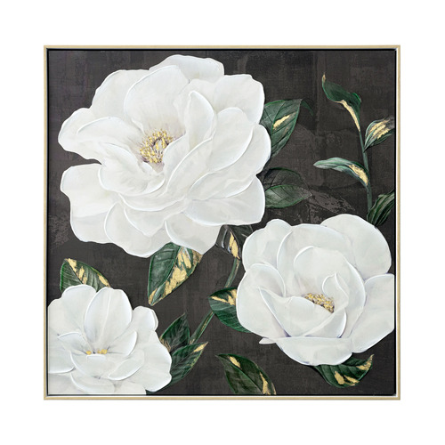 Bloom Gates Framed Canvas Wall Art