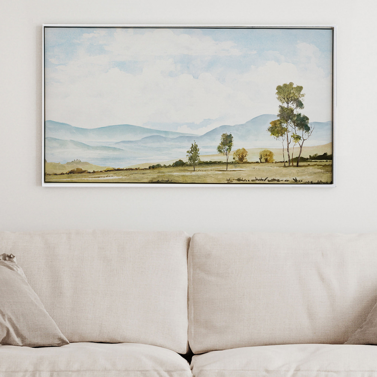 Tree's Company Framed Canvas Wall Art