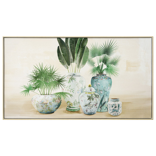 I'm Frond of You Framed Canvas Wall Art