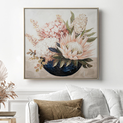 Bam-Bloom Framed Canvas Wall Art