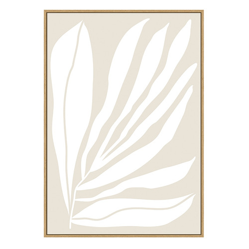 Palma Sculpt Framed Canvas Wall Art