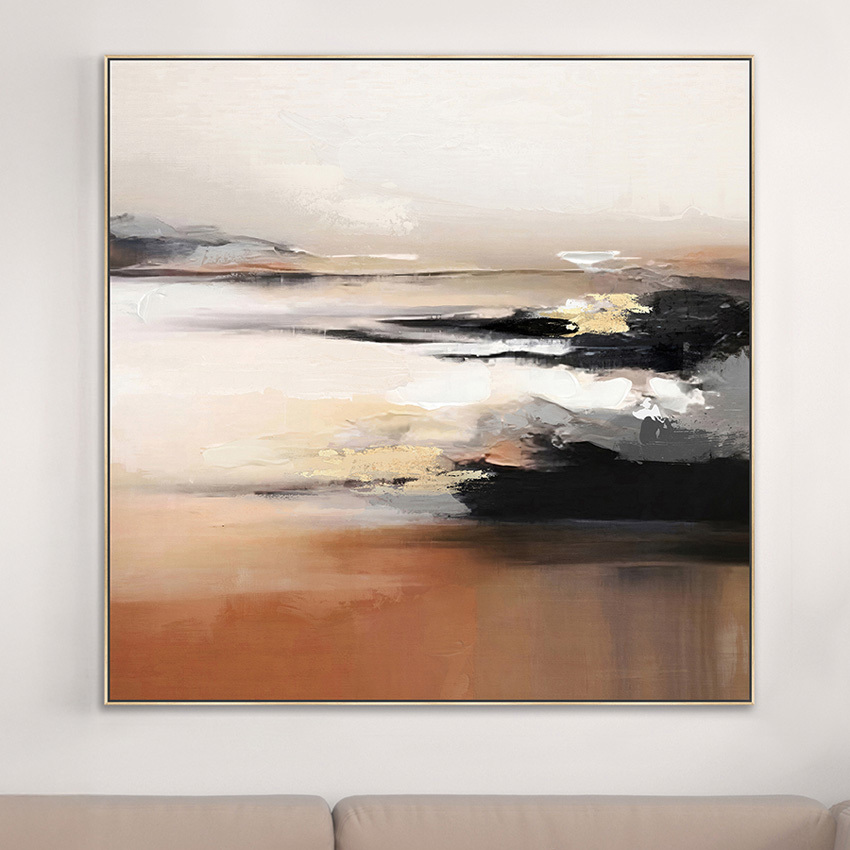 Mocha Mayhem Framed Canvas Wall Art
