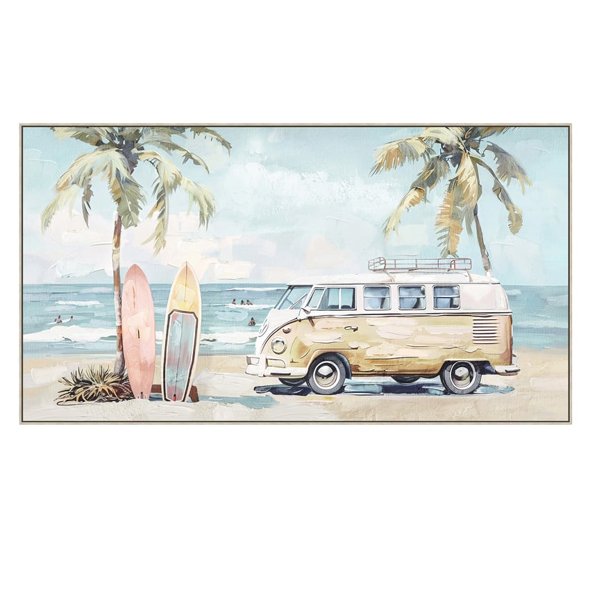 Komb-Me Krazy Framed Canvas Wall Art