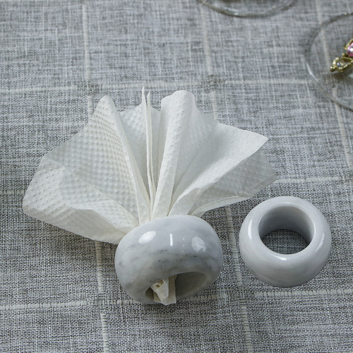 Atmore Marble Napkin Rings