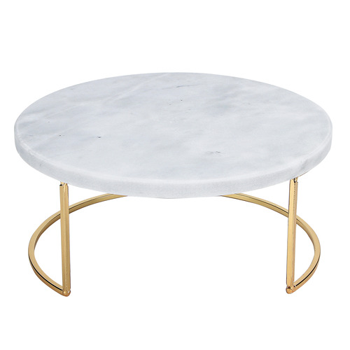 Clanton Marble Serving Stand