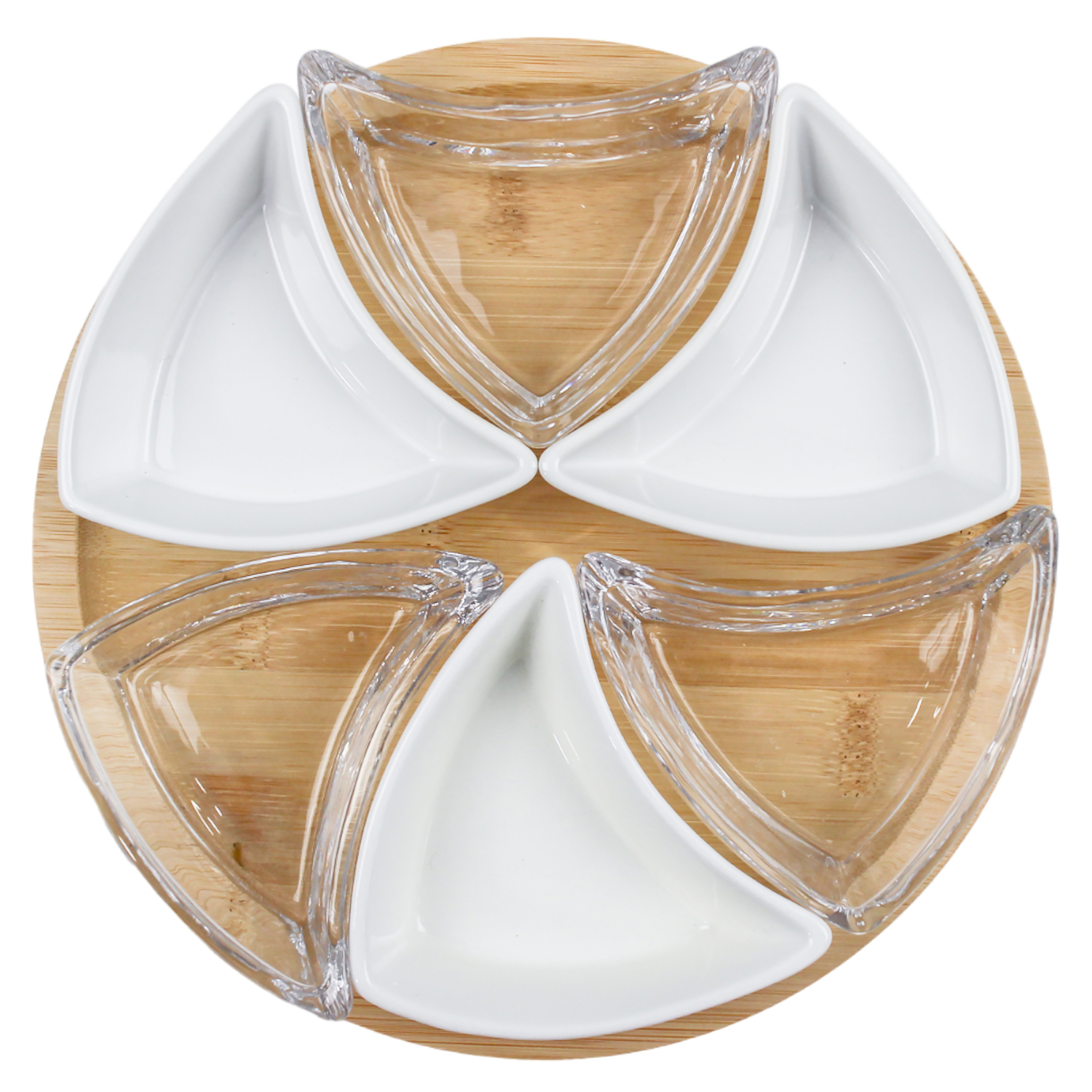 7 Piece Cerrito Pinwheel Serving Set