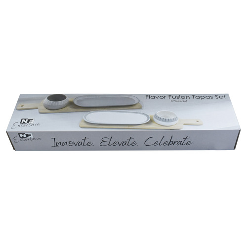 3 Piece Crawford Tapas Taster Paddle Set
