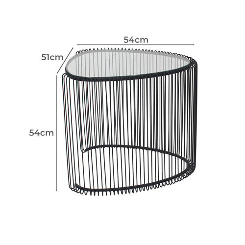 2 Piece Raelle Nesting Side Table Set