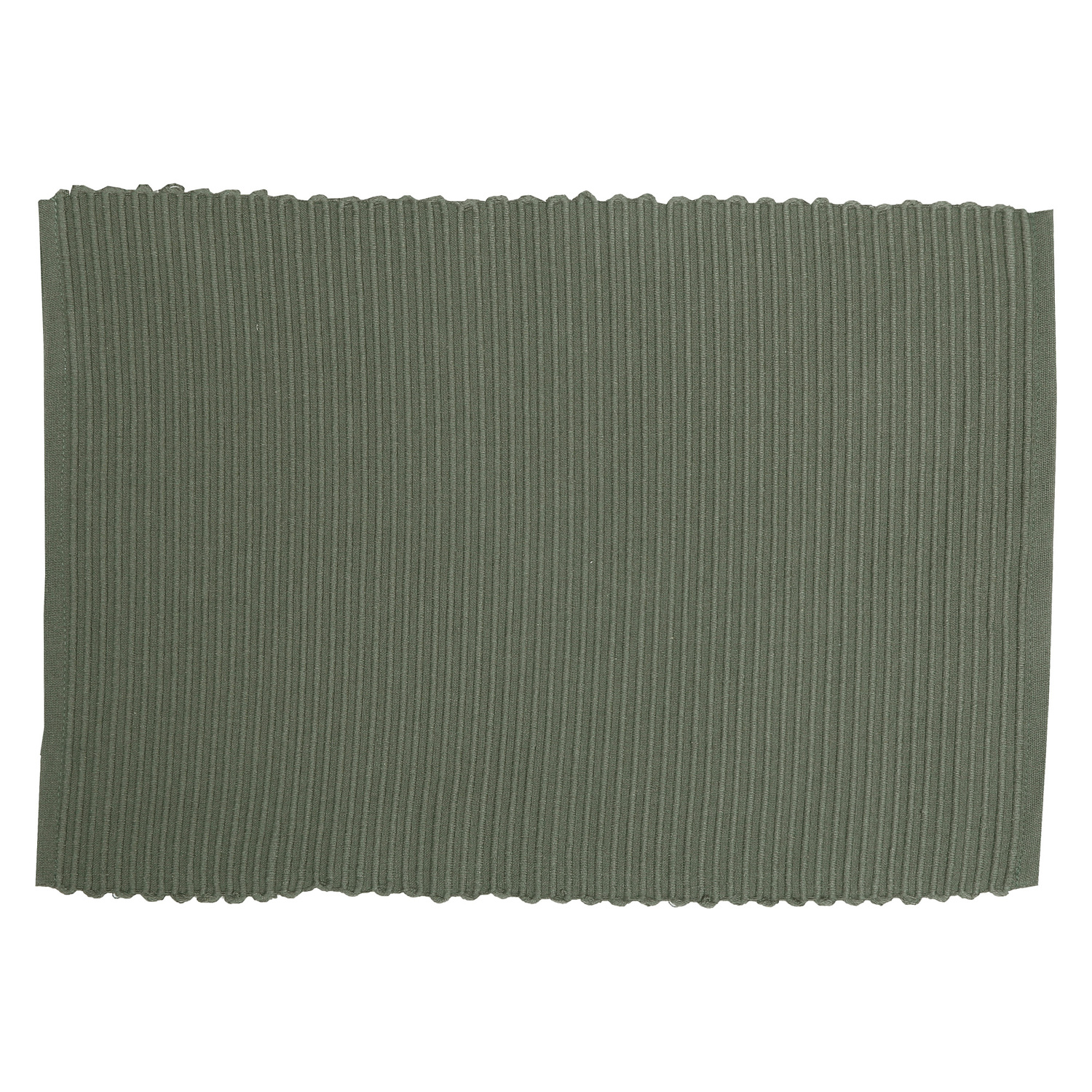 Napery Cotton-Blend Ribbed Placemats