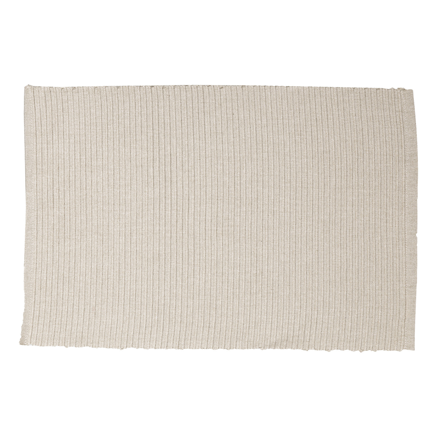 Napery Cotton-Blend Ribbed Placemats