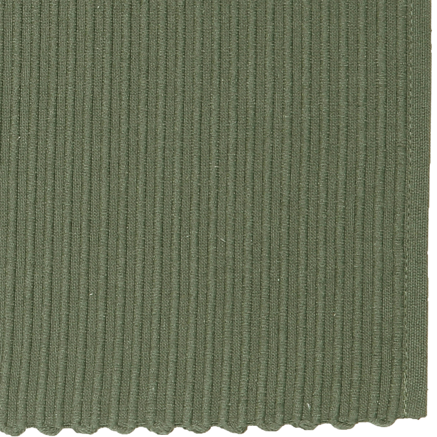 Napery Cotton-Blend Ribbed Table Runner