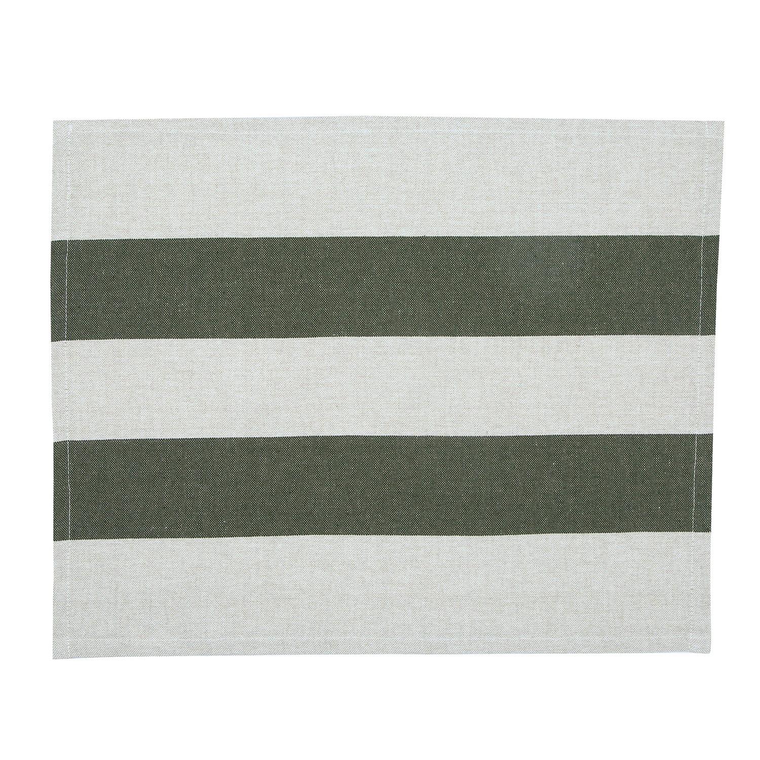 Napery Striped Cotton-Blend Placemats