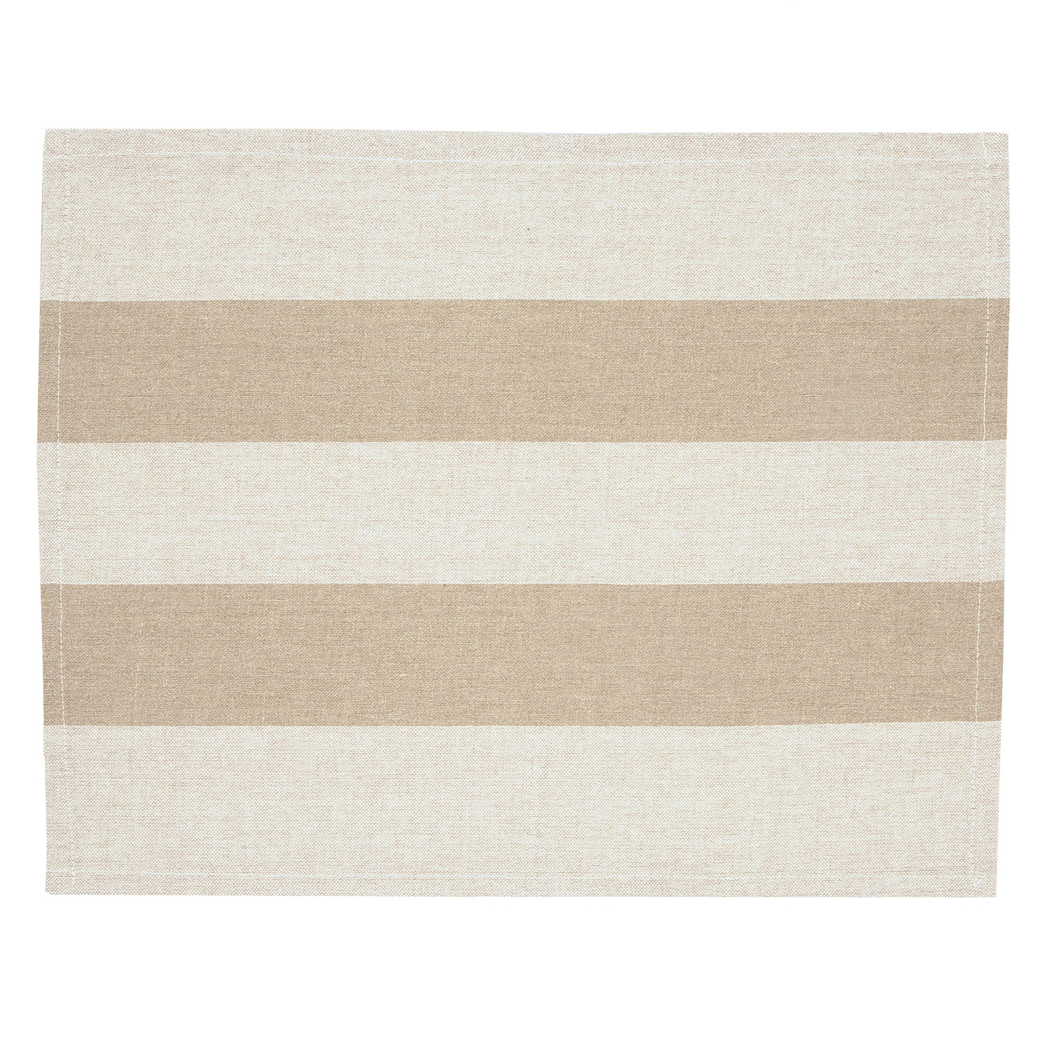 Napery Striped Cotton-Blend Placemats