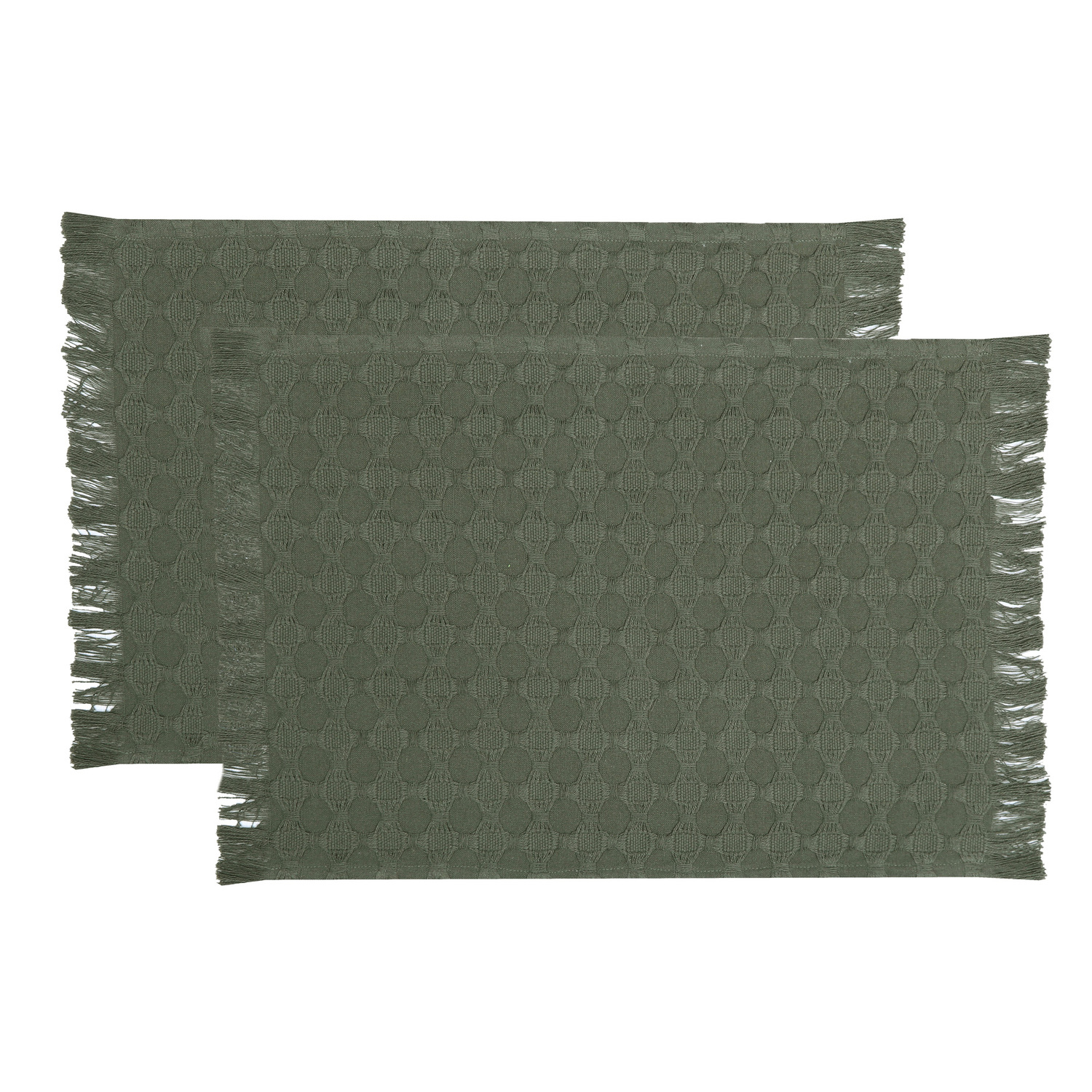 Napery Coin Cotton-Blend Placemats