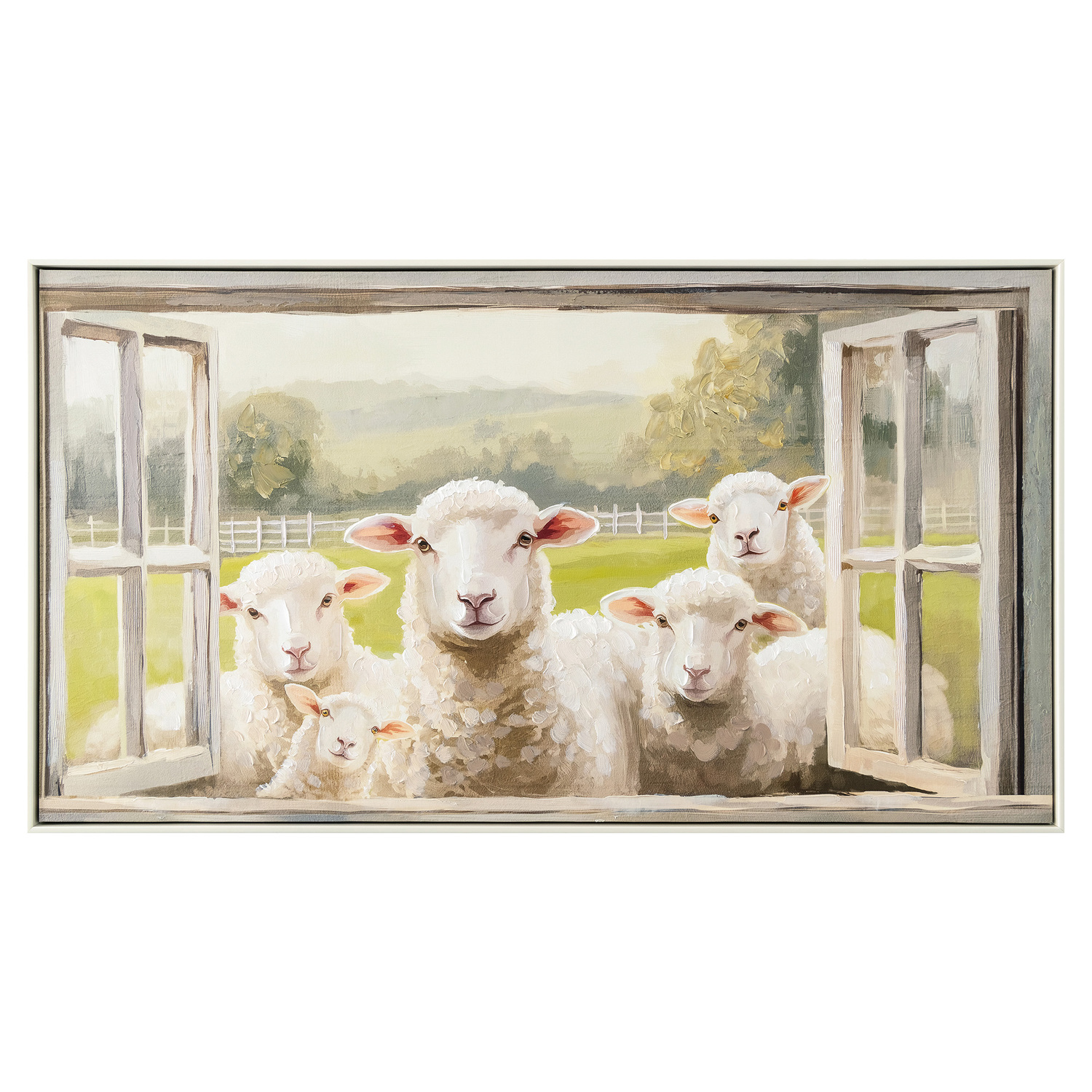 Ewe Wish Framed Canvas Wall Art