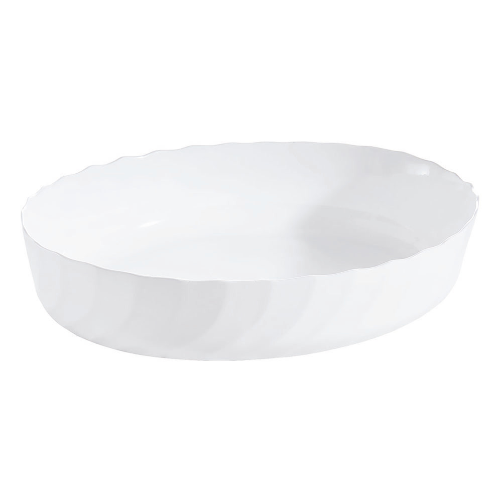 Mystic Oval Opal Glass Baking Dish