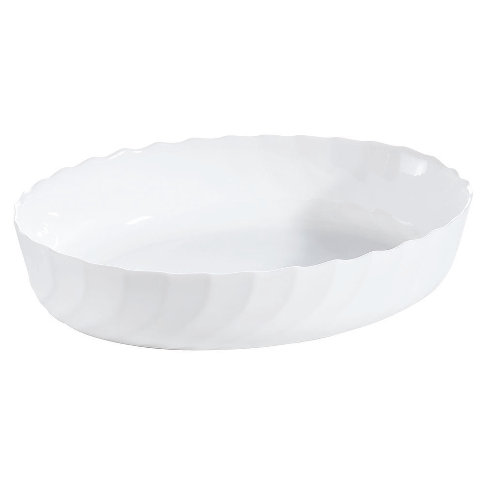 Mystic Oval Opal Glass Baking Dish