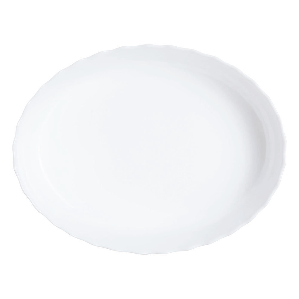 Mystic Oval Opal Glass Baking Dish