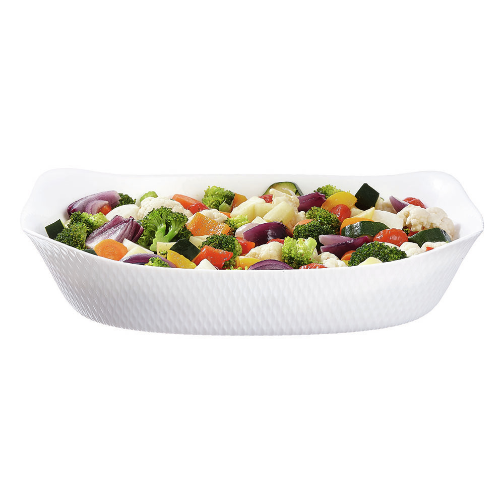 Venice Rectangular Opal Glass Baking Dish