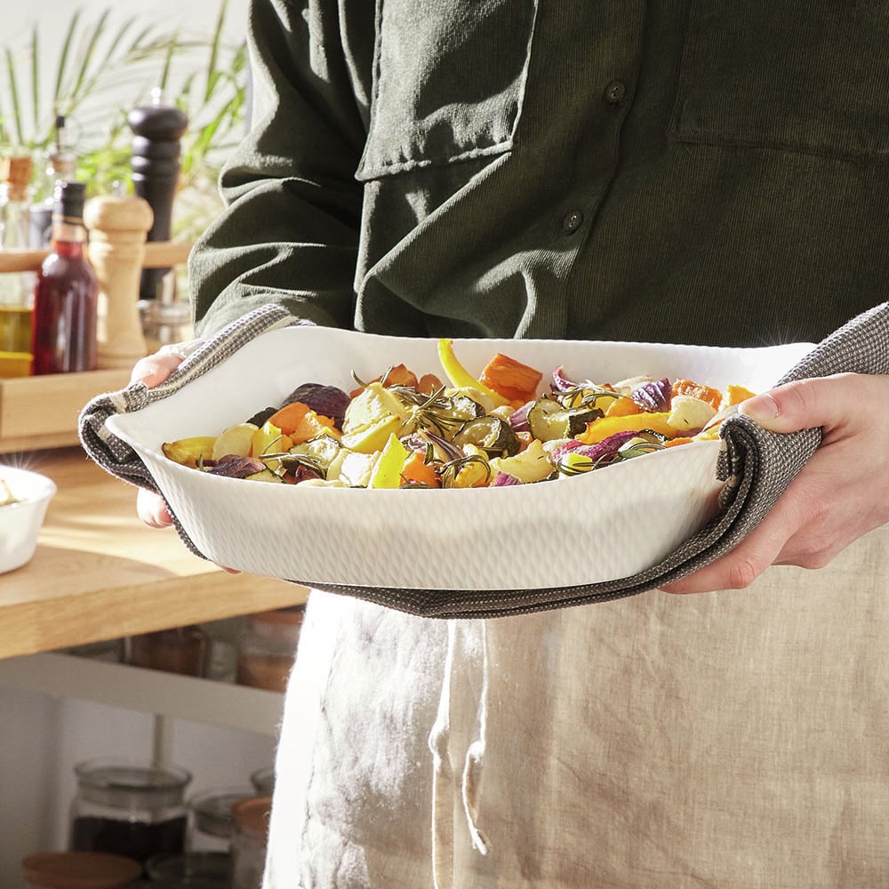 Venice Rectangular Opal Glass Baking Dish