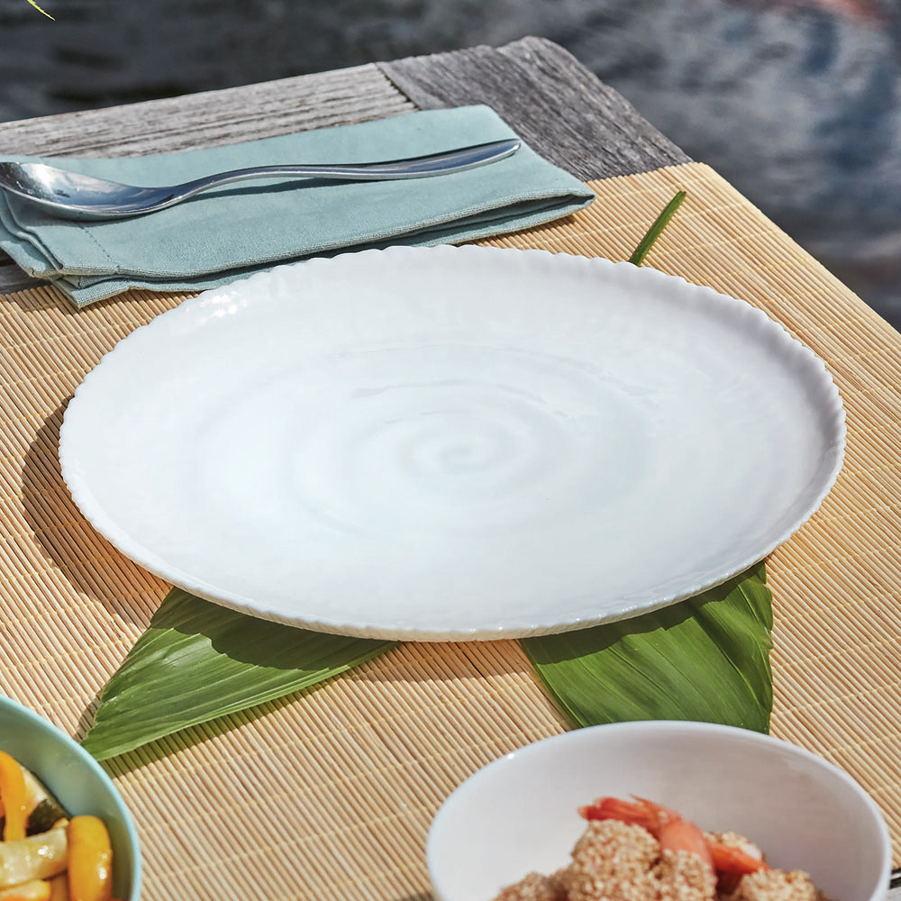 Atmore 26cm Opal Glass Dinner Plates