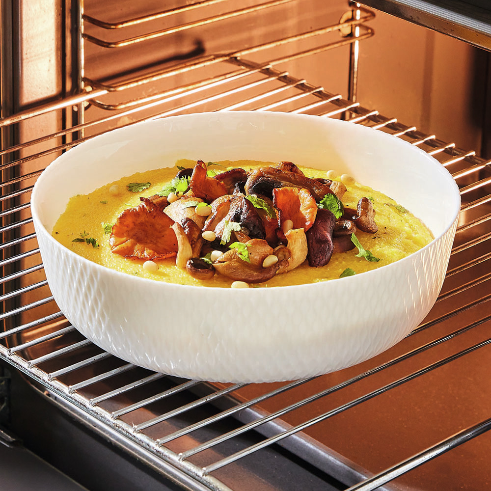 Venice Round Opal Glass Baking Dish