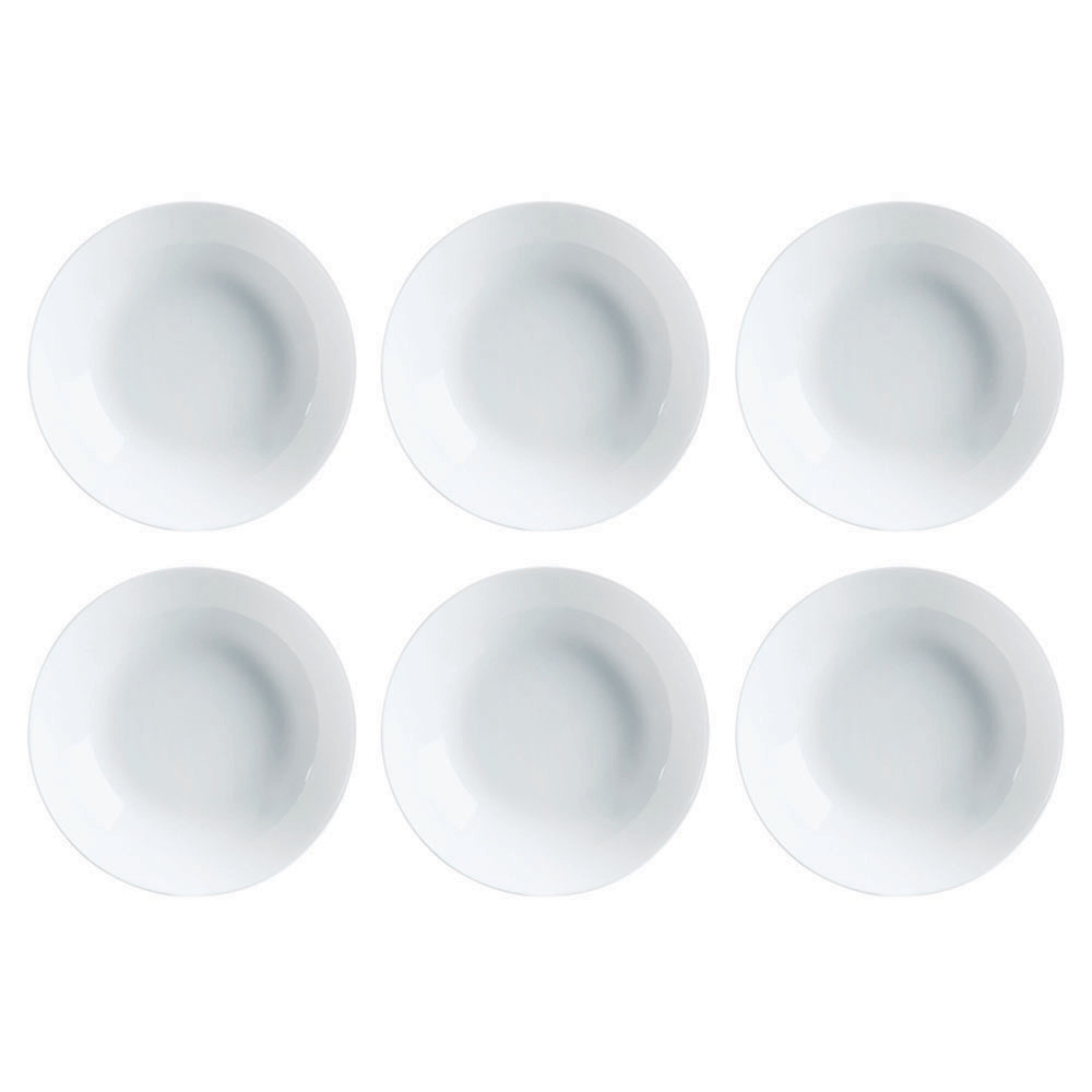 Fairfield 20cm Opal Glass Side Plates