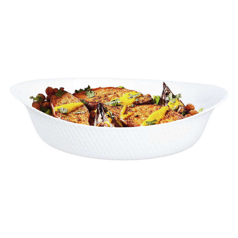 Venice Oval Opal Glass Baking Dish