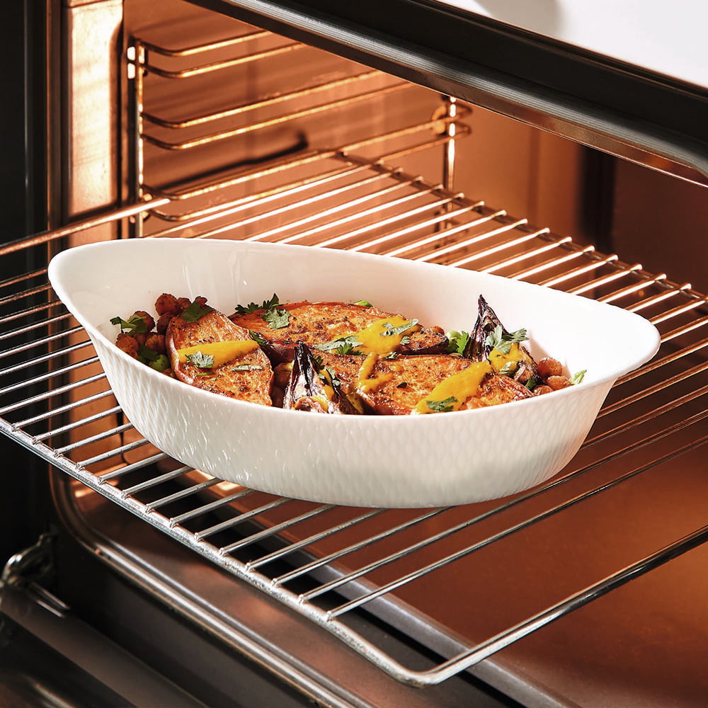 Venice Oval Opal Glass Baking Dish