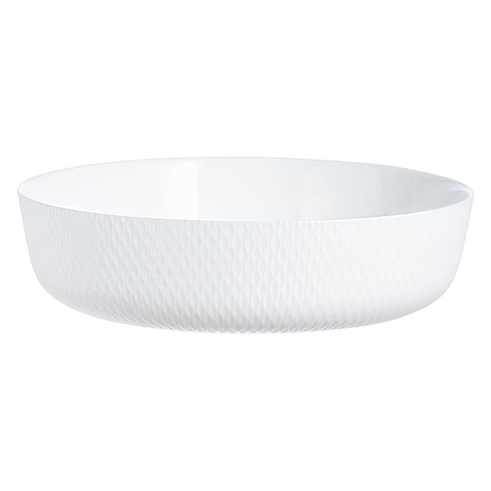 Venice Round Opal Glass Baking Dish
