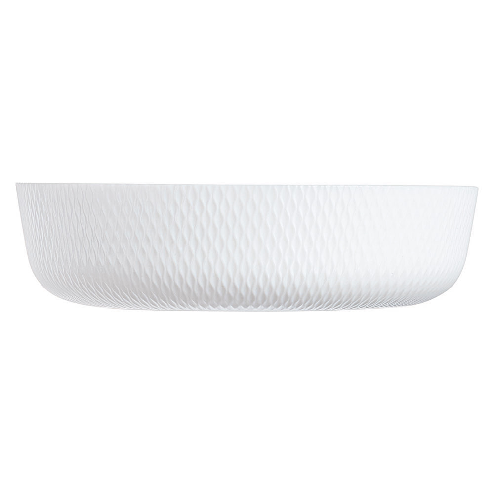 Venice Round Opal Glass Baking Dish