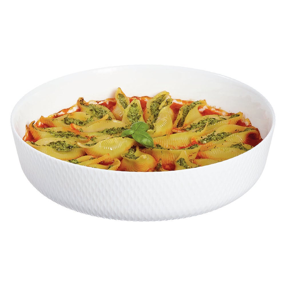 Venice Round Opal Glass Baking Dish