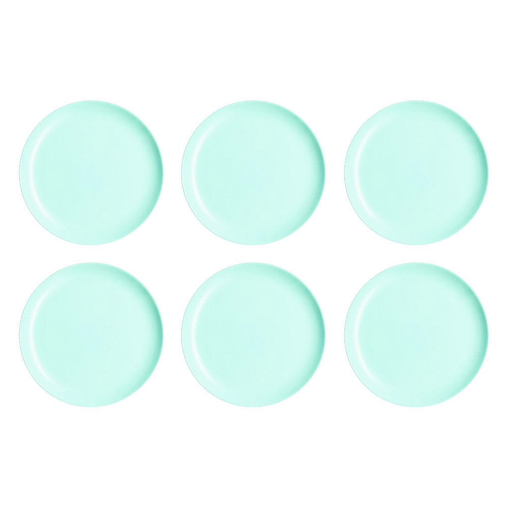 Fairfield Opal Glass Dinner Plates