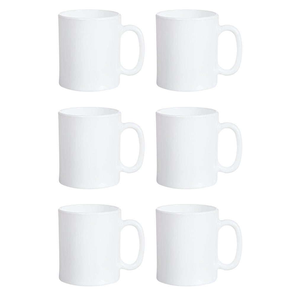 Fairfield 300ml Opal Glass Mugs