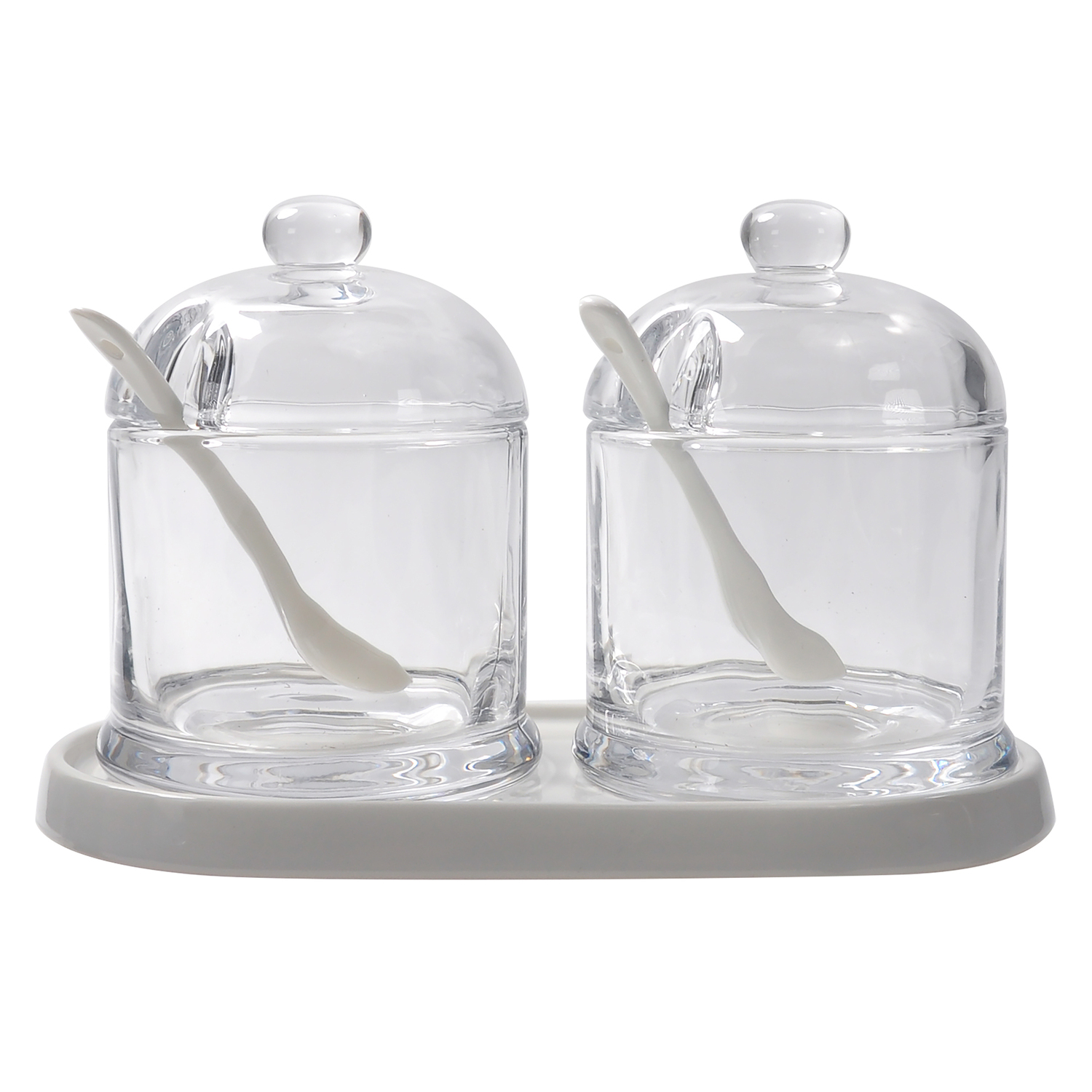 5 Piece Eloise Spice Jar and Tray Set