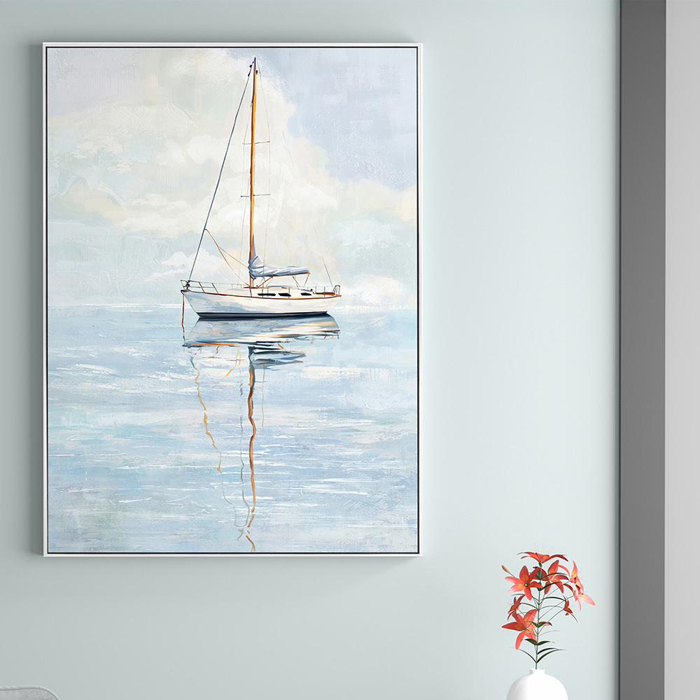 Mellow Mast Framed Canvas Wall Art