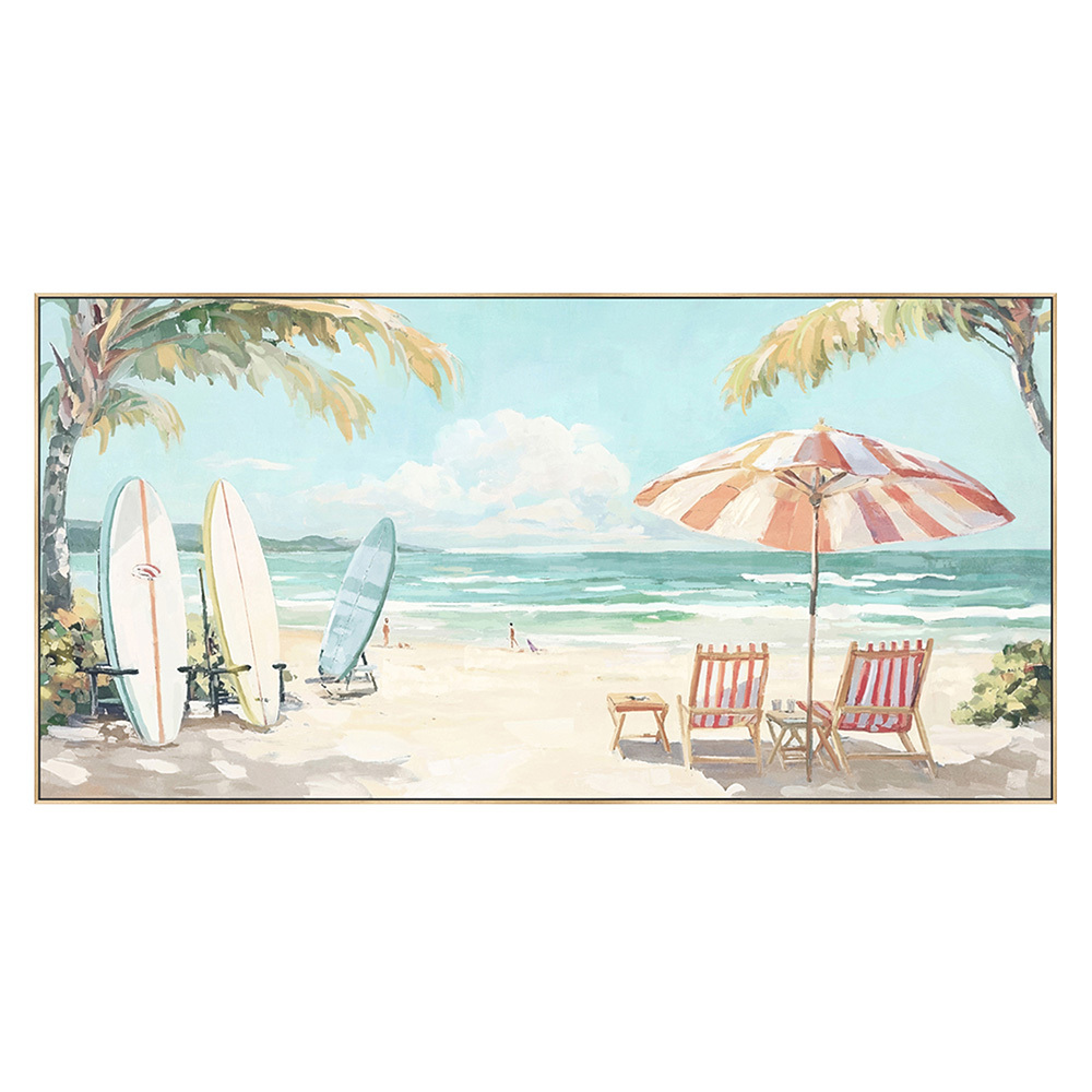 Sea Ya Soon Framed Canvas Wall Art