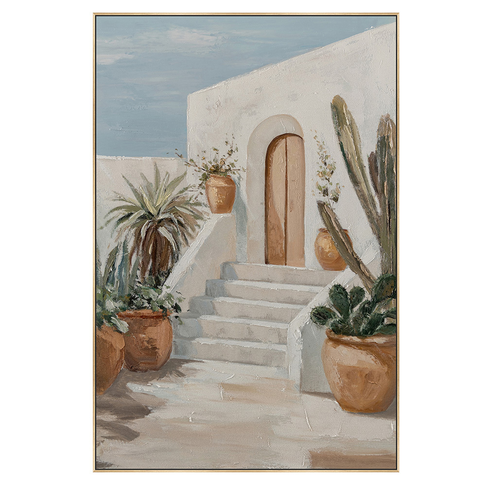 Villa Vibes Framed Canvas Wall Art