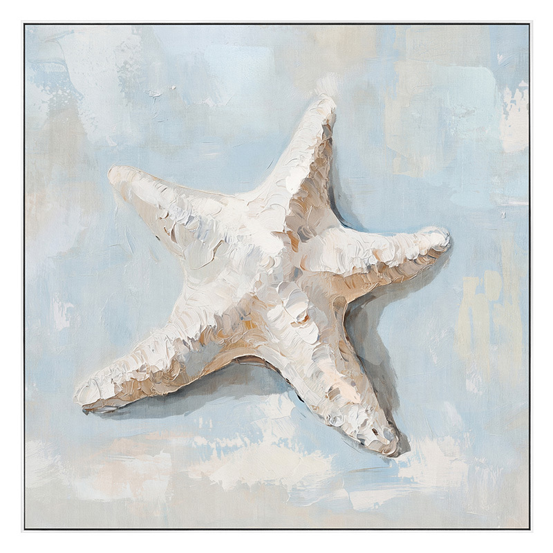 Shore Sparkle Framed Canvas Wall Art