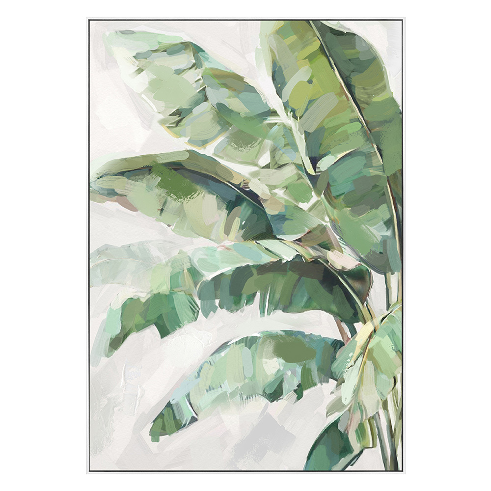 Big Leaf Energy Framed Canvas Wall Art