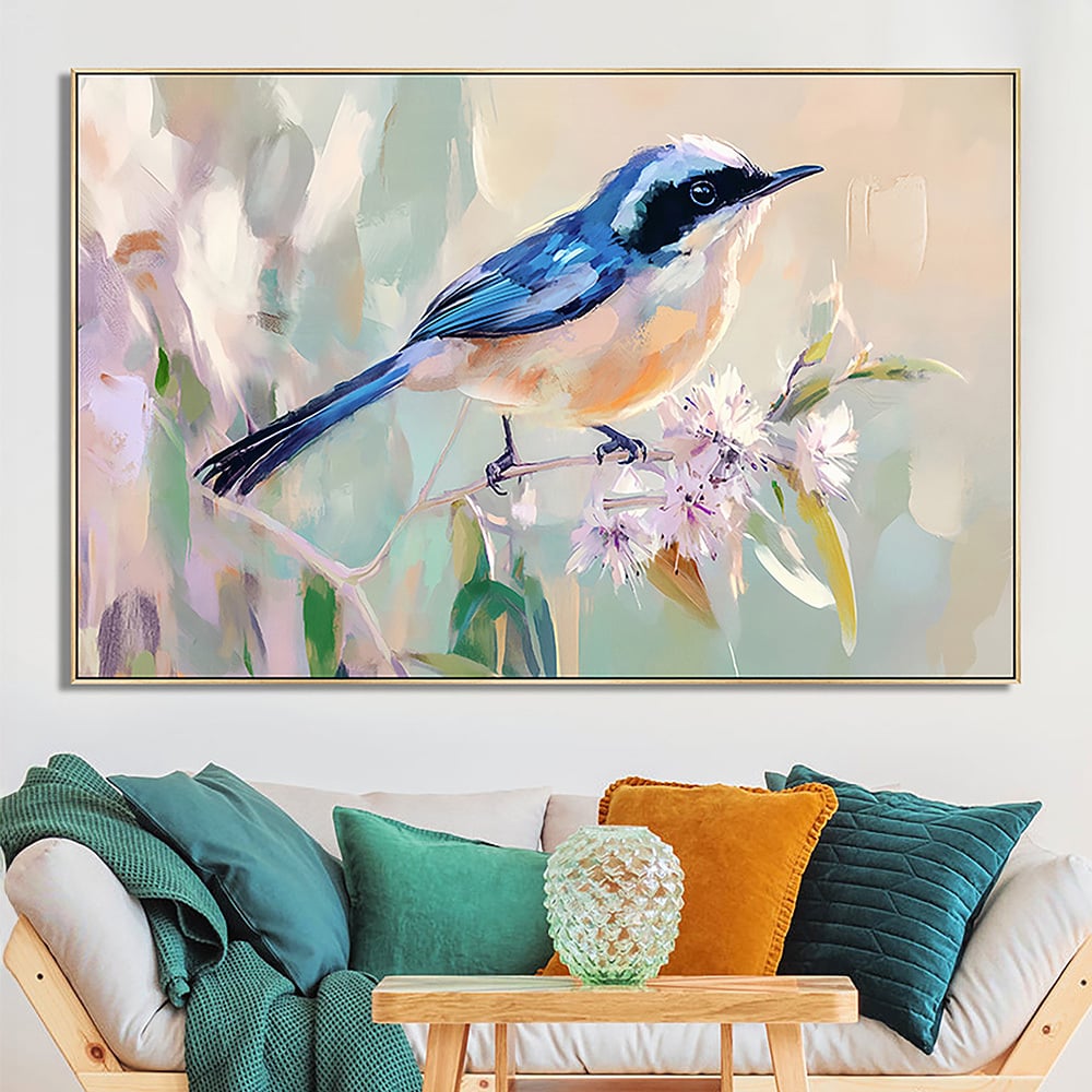 Wing & Bloom Framed Canvas Wall Art