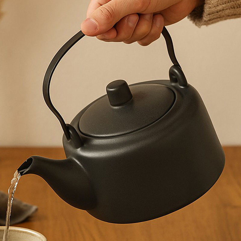 Charcoal 1.2L Cordelia Stoneware Teapot