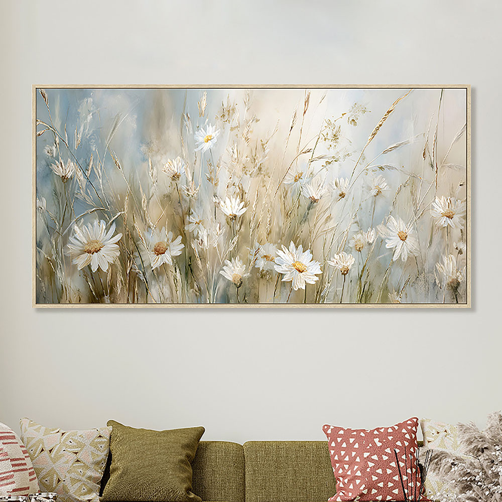 Oopsie Daisy Framed Canvas Wall Art