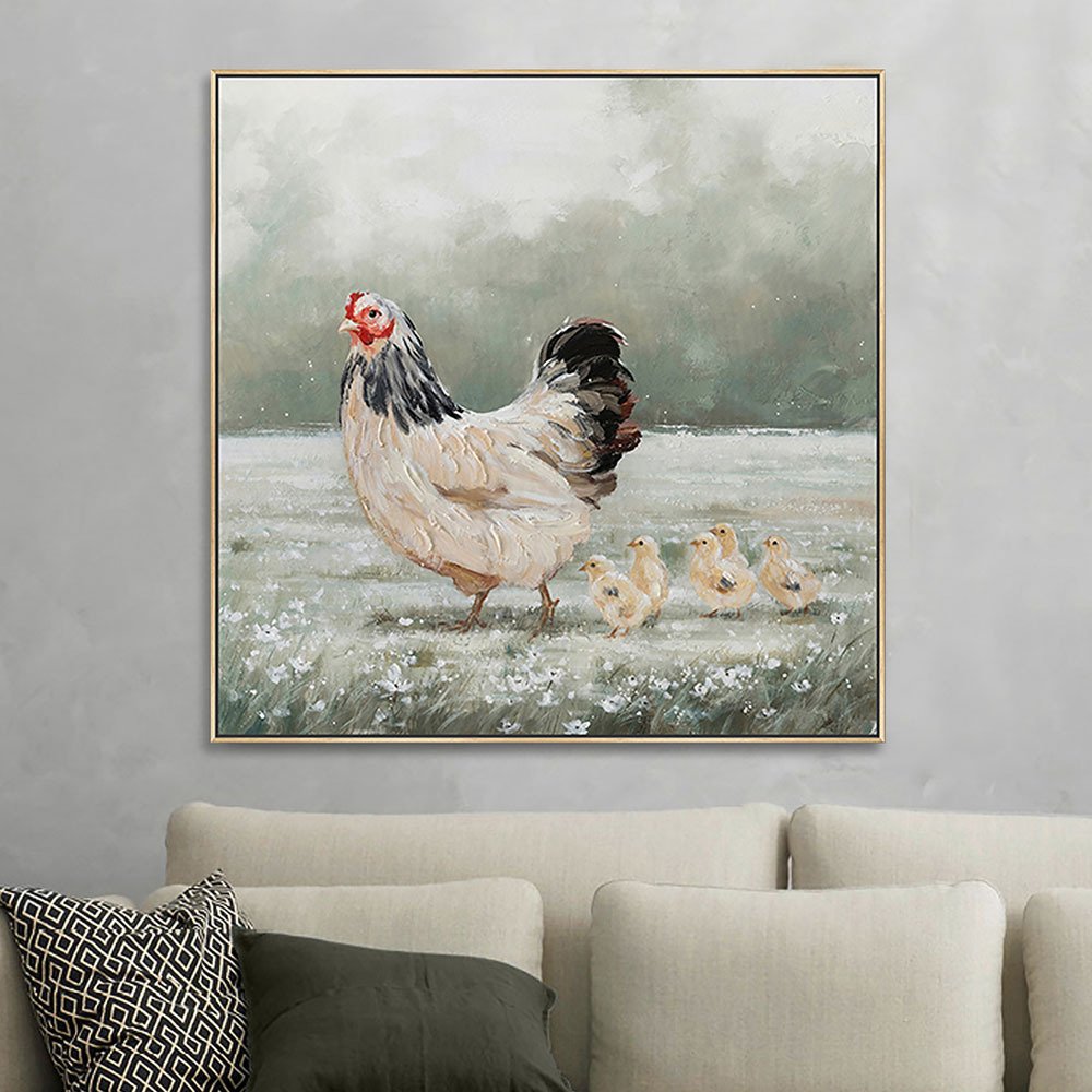 Chick Flick Framed Canvas Wall Art