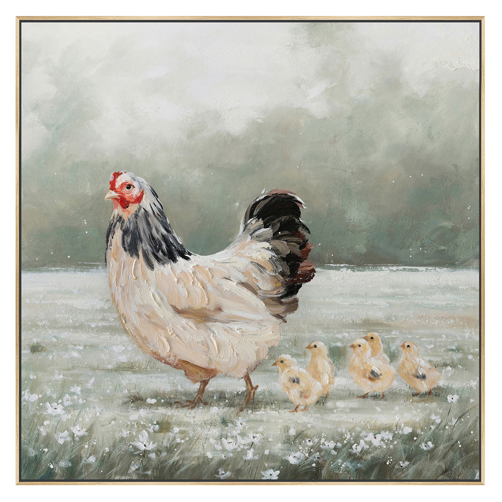 Chick Flick Framed Canvas Wall Art