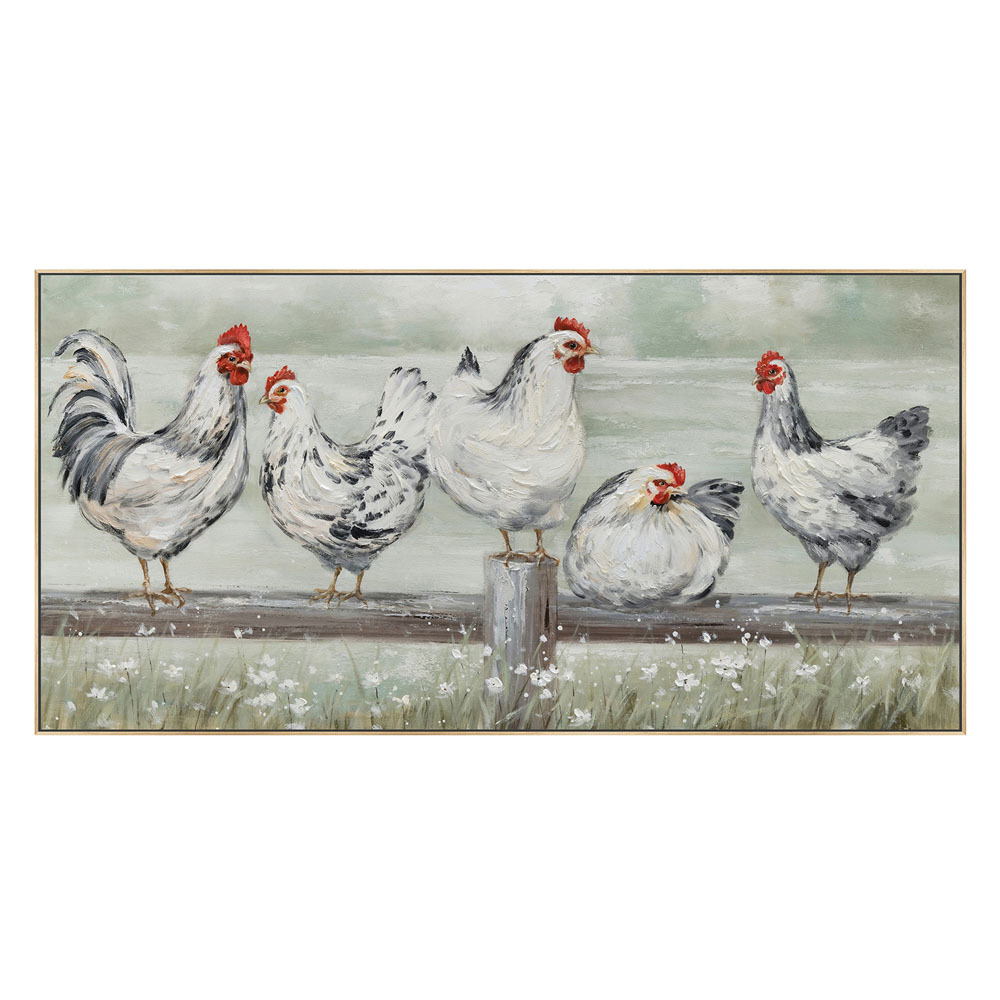Perch Perfect Framed Canvas Wall Art