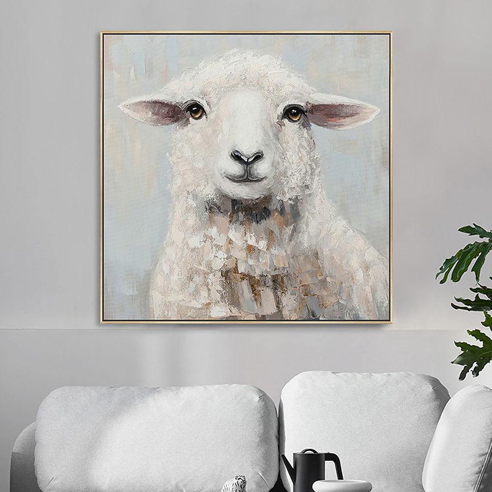 Ewephoria Framed Canvas Wall Art