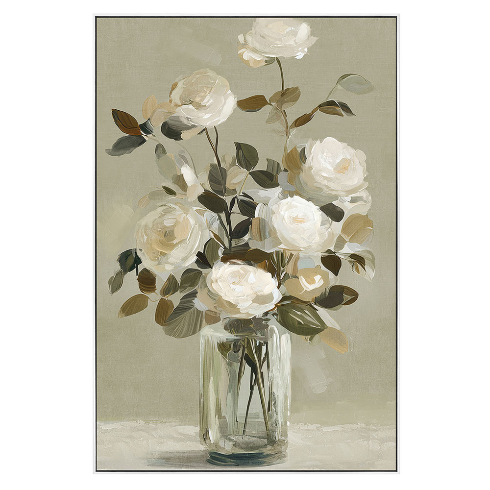Petal Up Framed Canvas Wall Art